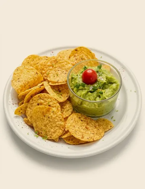Guacamole con nachos